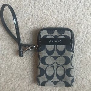 Authentic Coach wristlet wallet